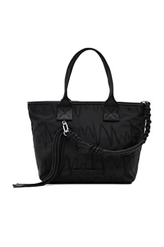 Desigual, BAG_B-BOLIS_PRAVIA 2000 BLACK Donna, Nero, Taglia unica