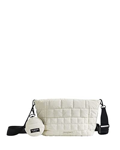 Desigual Bols_Cocoa Amber, Across Body Bag Donna, Bianco, Taglia Unica