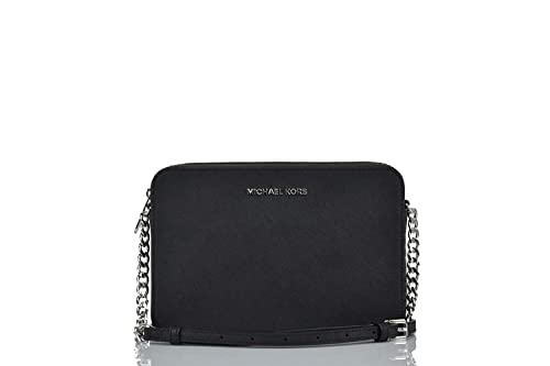 Michael Kors Borsa a tracolla a tracolla in pelle Saffiano Borsa Media...