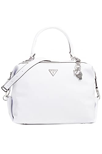 Guess Destiny Satchel Crossbody Bag White