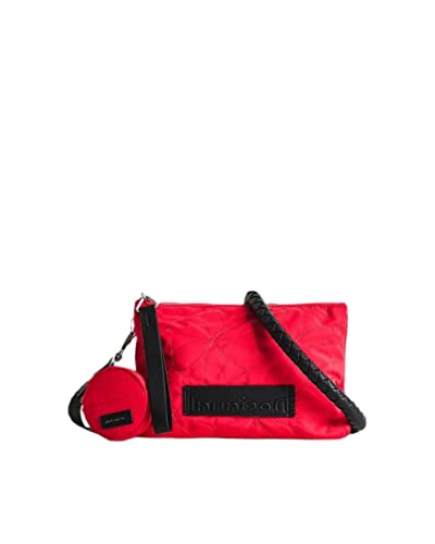 Desigual BOLS_Prisma Dortmund, Across Body Bag Donna, Colore: Rosso,...