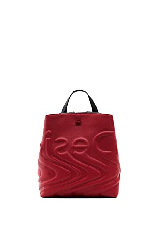 Desigual Back_psico-Logo Sumy Mi 3000 Carmine, Zaino Donna, Colore:...