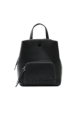 Desigual Posteriore, Back Half Logo 23 Sumy Mi 2000 Black Donna, Nero,...