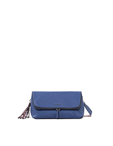 Desigual Bols_Galia Venecia M, Across Body Bag Donna, Blu, Taglia...