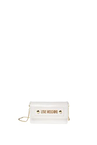 Love Moschino JC4432PP0FKS0, Borsa a Spalla, Donna, Bianco, Taglia...