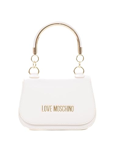 Love Moschino JC4286PP0GKF0, Borsa a Mano, Donna, Bianco, Taglia unica