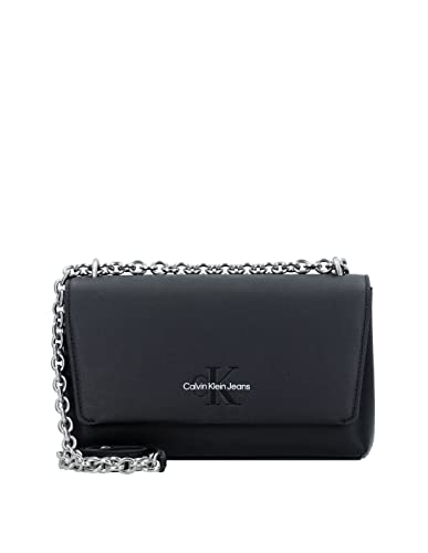 Calvin Klein CKJ Sculpted EW Flap Bag Black