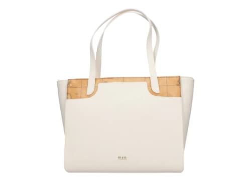 SHOPPING GRANDE GIRL CITY ALVIERO MARTINI 1 CLASSE BIANCO COTONE 0912,...