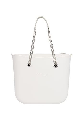 O bag - Borsa a spalla in tessuto sintetico per donna