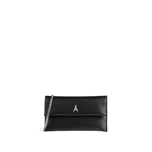 PATRIZIA PEPE Borsa a Tracolla Small Nero Borsa Tracolla Donna 22x12x2...