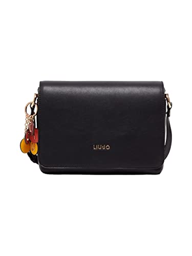 Borsa LIU JO a tracolla con charm e chiusura con patta art.AA3246, LIU...