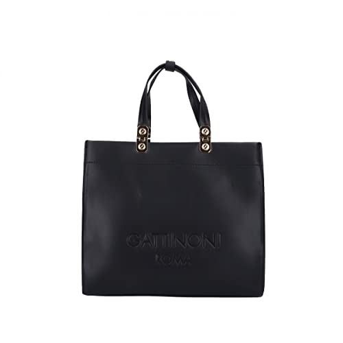 Gattinoni Borsa a Mano Grande Amelia con Logo in Rilievo - da Donna -...