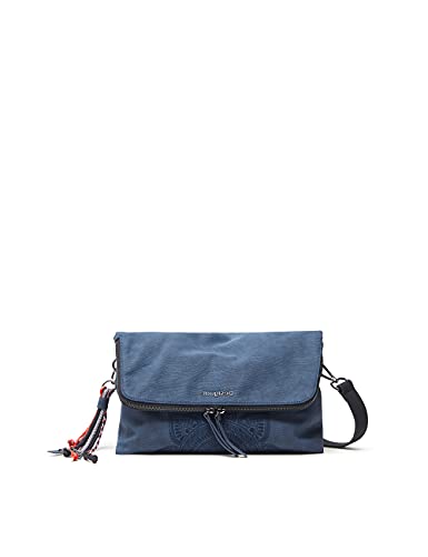 Desigual Bols_Aquiles Venecia Maxi, Across Body Bag Donna, Blu, Taglia...
