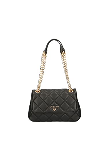 Pollini SC4544PP1GSB0000, Borsa A Spalla Donna, Nero, 14X24X9