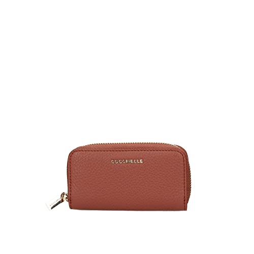 Coccinelle Portachiavi Metallic Soft con zip