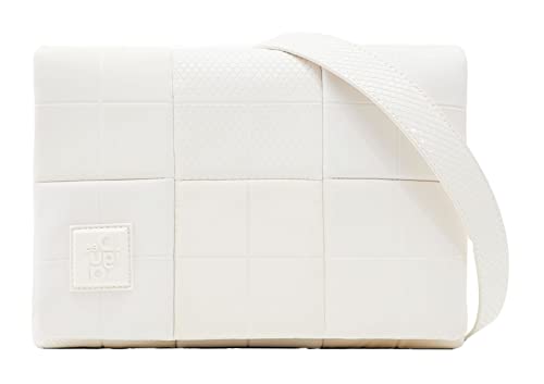 Desigual, BAG_DAMAS_DORTMUND FLAP 1001 RAW Donna, bianco, Taglia unica