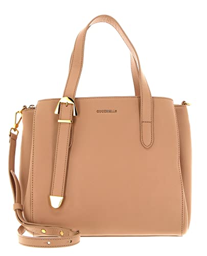 Coccinelle Borsa a Mano Pelle Colore Beige Toasted Donna 23x17x14 cm...