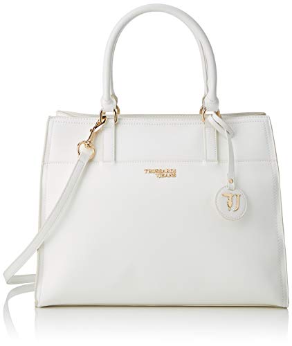 Trussardi Jeans T-Easy Light Tote, Borsa Donna, Bianco (off/White),...