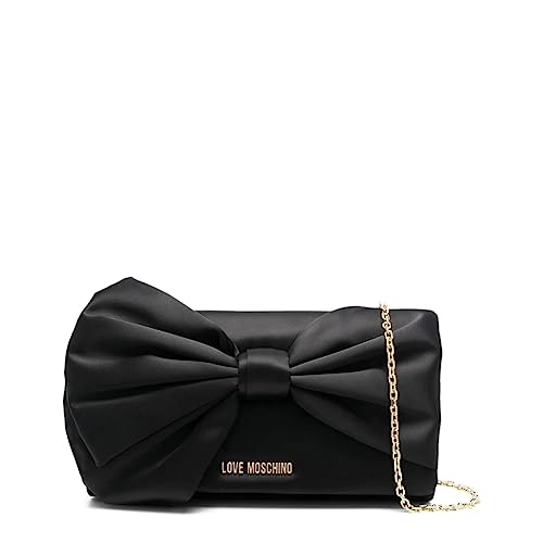 Love Moschino JC4077PP1GLO0, Borsa a Spalla, Donna, Nero, Taglia unica