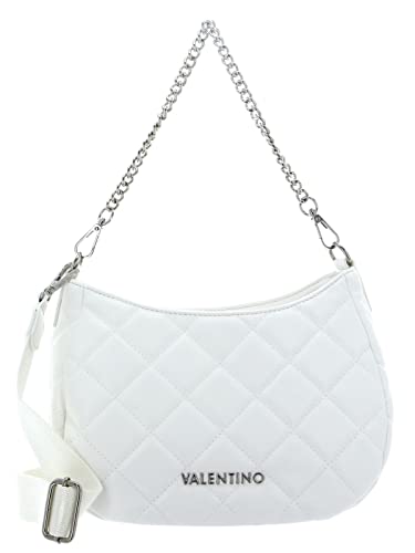 Valentino Ocarina Recycle, Hobo Bag Donna, Bianco, Talla única