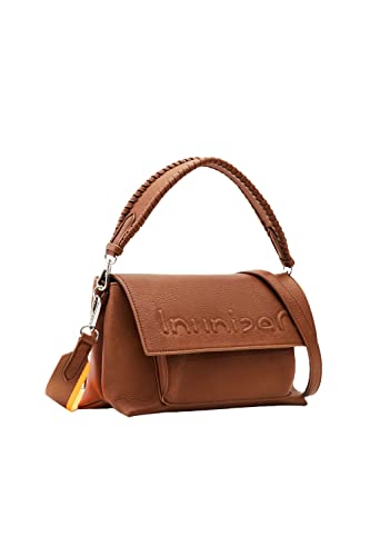 Desigual, BAG_HALF LOGO 23 VENECIA 6000 BROWN Donna, marrone