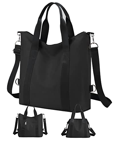 LIVACASA Borsa Donna, 13.4 Inch Idrorepellente 2 in 1 Borse Donna...