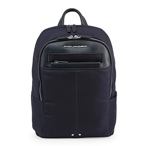 Zaino piccolo in pelle e tessuto