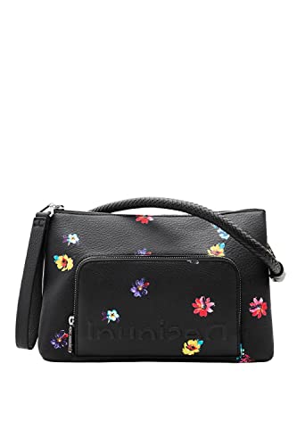 Desigual, BOLS_FRESIA DORTMUND 2000 BLACK Donna, Nero, Taglia unica