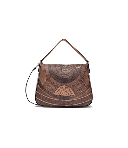Gattinoni Borsa Hobo Medium Planetarium mono brown Finiture in Pelle...