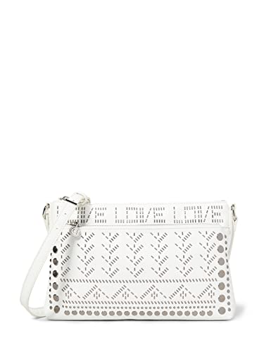 Desigual Bols_azabache Durban, Borsa Donna, Bianco (Bianco),...