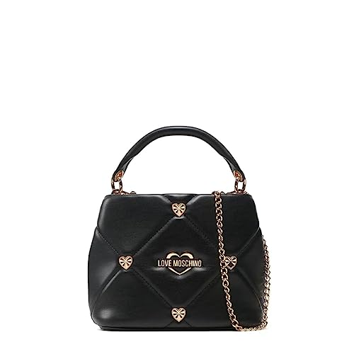Love Moschino JC4082PP1GLZ0, Borsa a Mano, Donna, Nero, Taglia unica