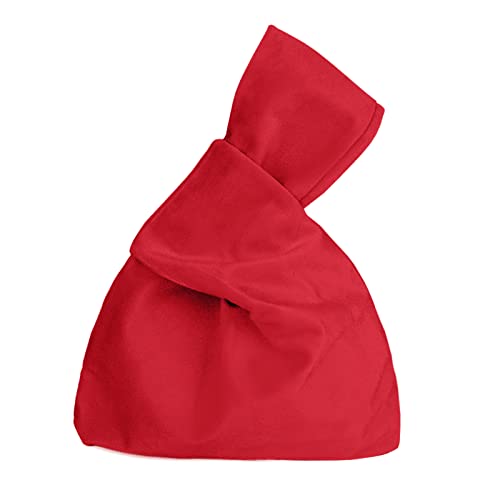 Muka Borsa da polso con nodo in velluto, Borsa con nodo di lusso in...