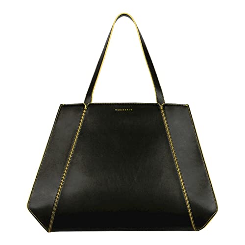 Trussardi JEANS Jeans Donna Borsa A Spalla Sagaria Shopping Ew Smooth...