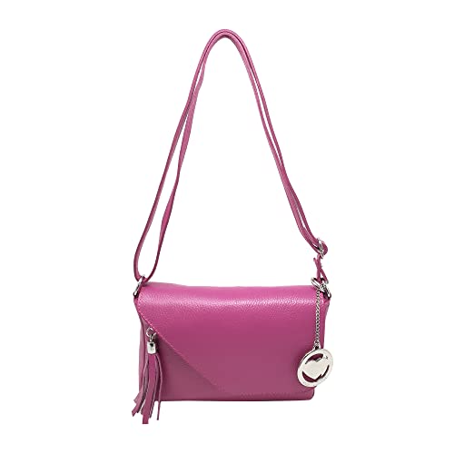 Tracollina Borsa Donna in Pelle Italiana Borsetta a Spalla Tracolla...
