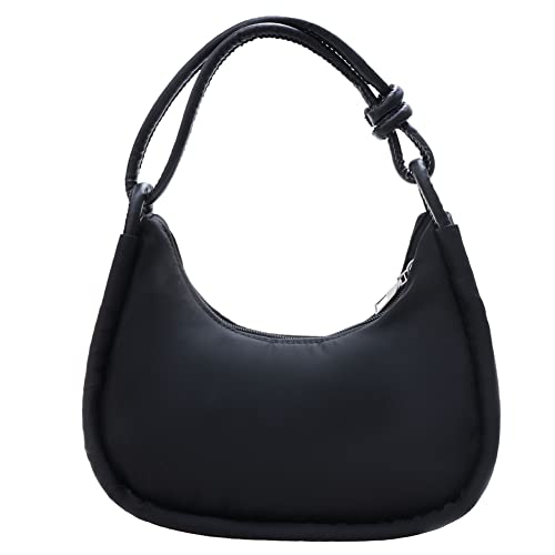 YIGEBAG Borsa da donna alla moda mezza luna a mezzaluna borsa in nylon...