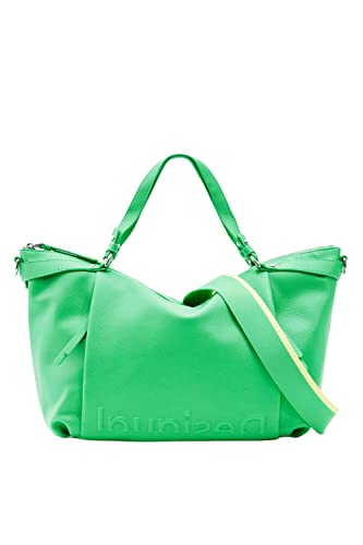 Desigual, Bag_half logo 23_libia 2.0 4000 MOSS Donna, verde, Taglia...