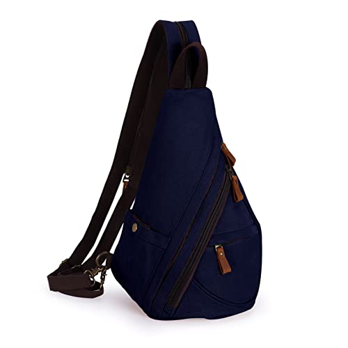 HAWEE Unisex Zaino a Tracolla in Tela Retrò Borsa a Tracolla Piccolo...