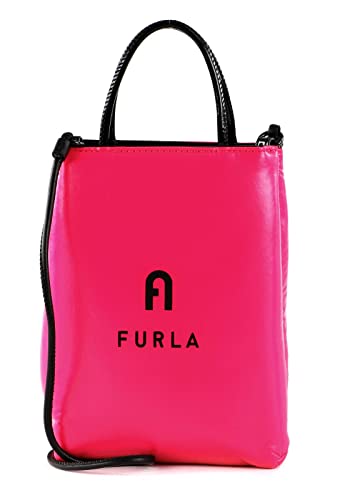 FURLA Opportunity Vertical Crossbody Bag Neon Pink