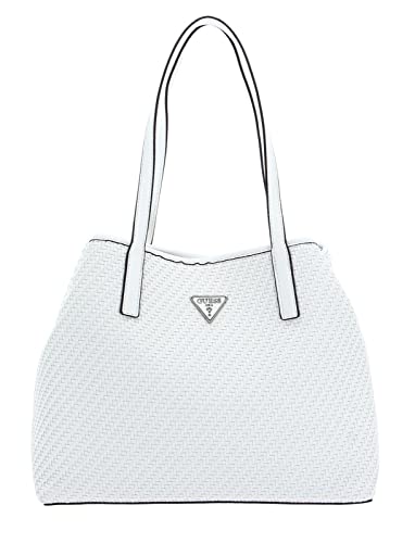 Guess, Vikky Tote Donna, bianco, Taglia unica
