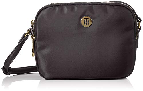 Tommy Hilfiger Poppy Crossover, Borse Donna, Nero (Black), 1x1x1...
