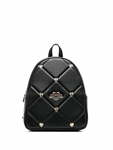 Love Moschino Zaino Donna applicazione cuori jc4089pp unica nero