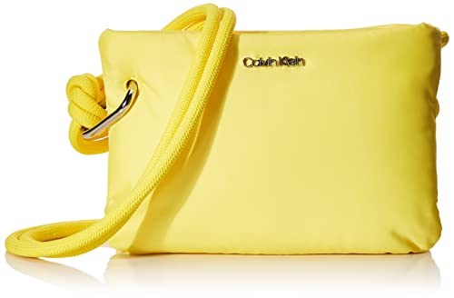 Calvin Klein Roped Crossbody Nylon Magnetic Yellow