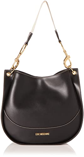 Love Moschino JC4118PP1GLR0, Borsa a Spalla, Donna, Nero, Taglia unica