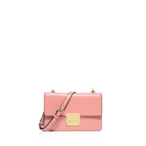 Michael Michael Kors donna Sloan tassello borsa a tracolla rosa Small
