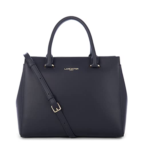 Lancaster Smooth Or Isa Borsa a mano blu scuro