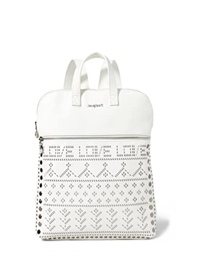 Desigual Back_azabache Nanaimo, Zaino Donna, Bianco (Bianco),...