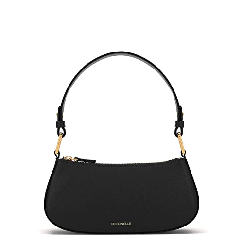 Coccinelle Borsa a Mano Merveille in Pelle Donna 24x12x4 cm, Nero