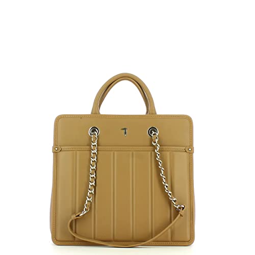 Trussardi Jeans Shopping Bag Dune Medium Tapenade