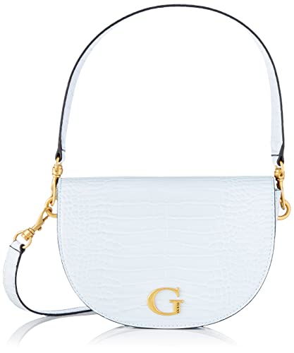 Guess Danna Saddle Bag, Borsa Donna, Pale Cloud, Taglia Unica