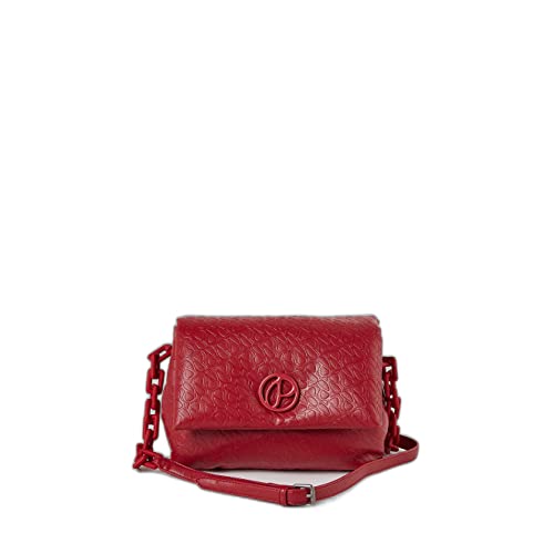 Pepe Jeans Brenda, Borsa a Tracolla Donna, Rosso Reale, One Size